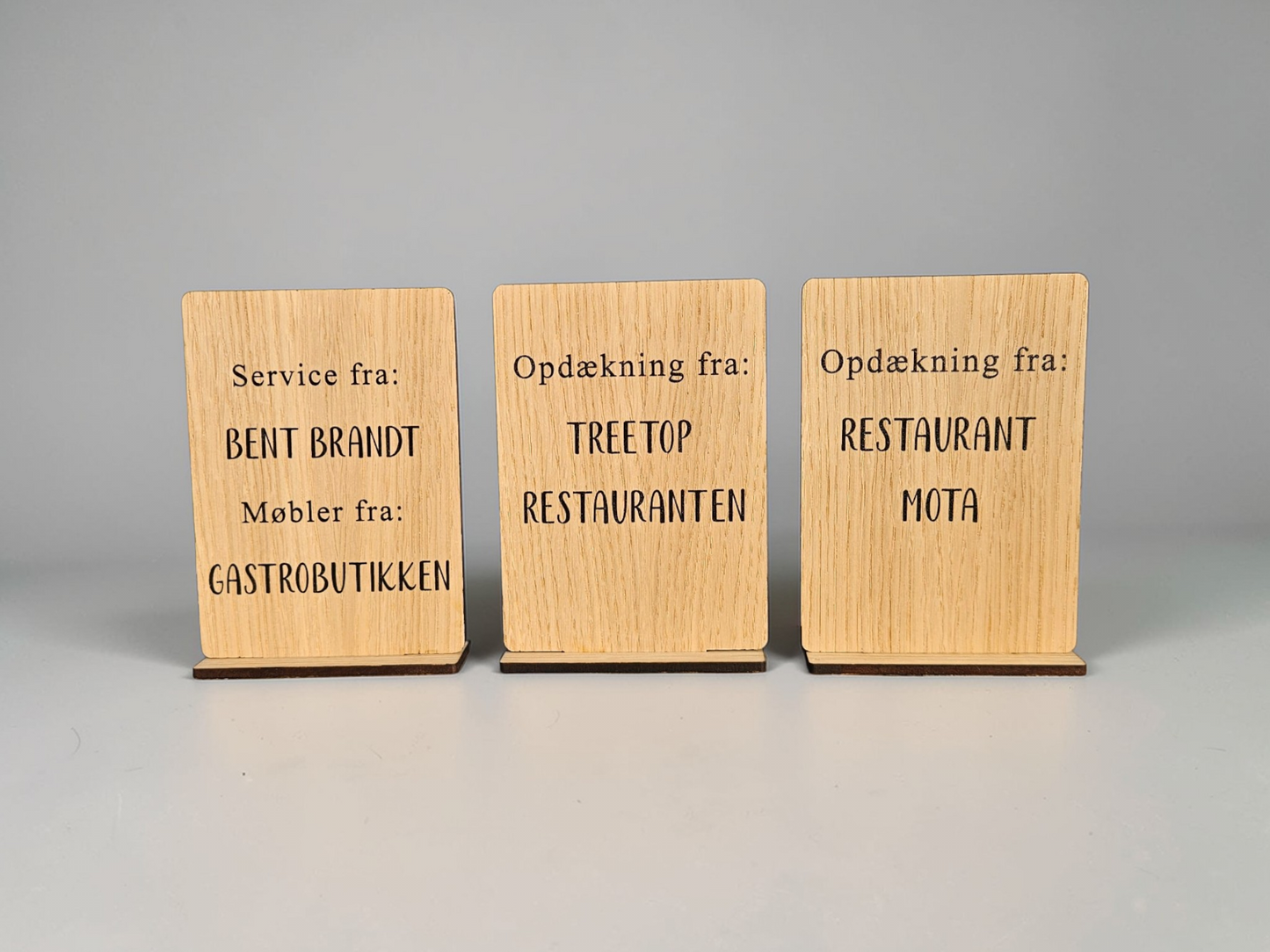 Promo media bordskiltet