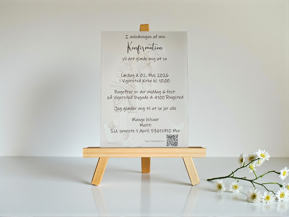 Invitation *Konfirmation -Sport