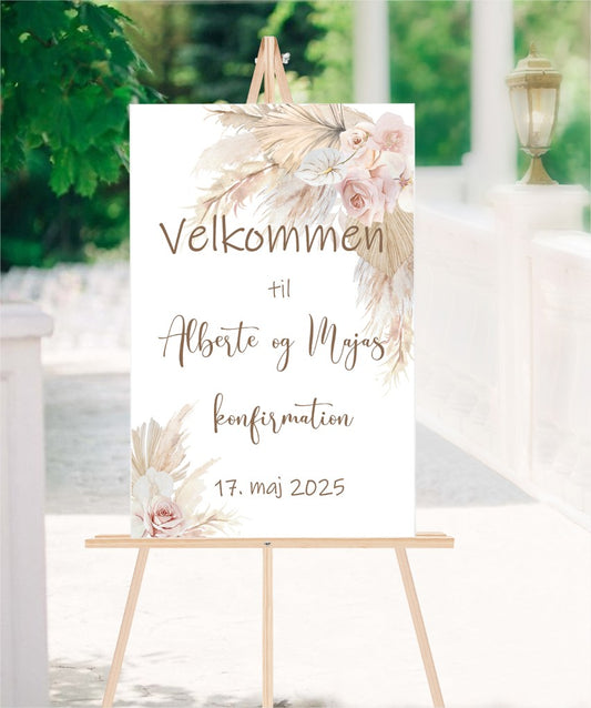 Velkomstskilt * Boho