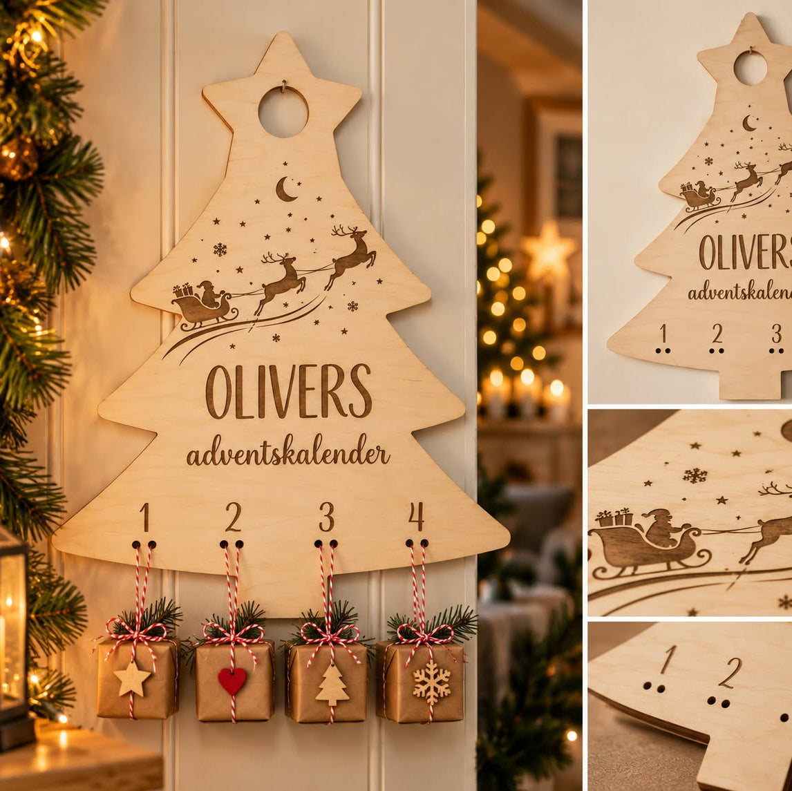 Adventskalender med navn