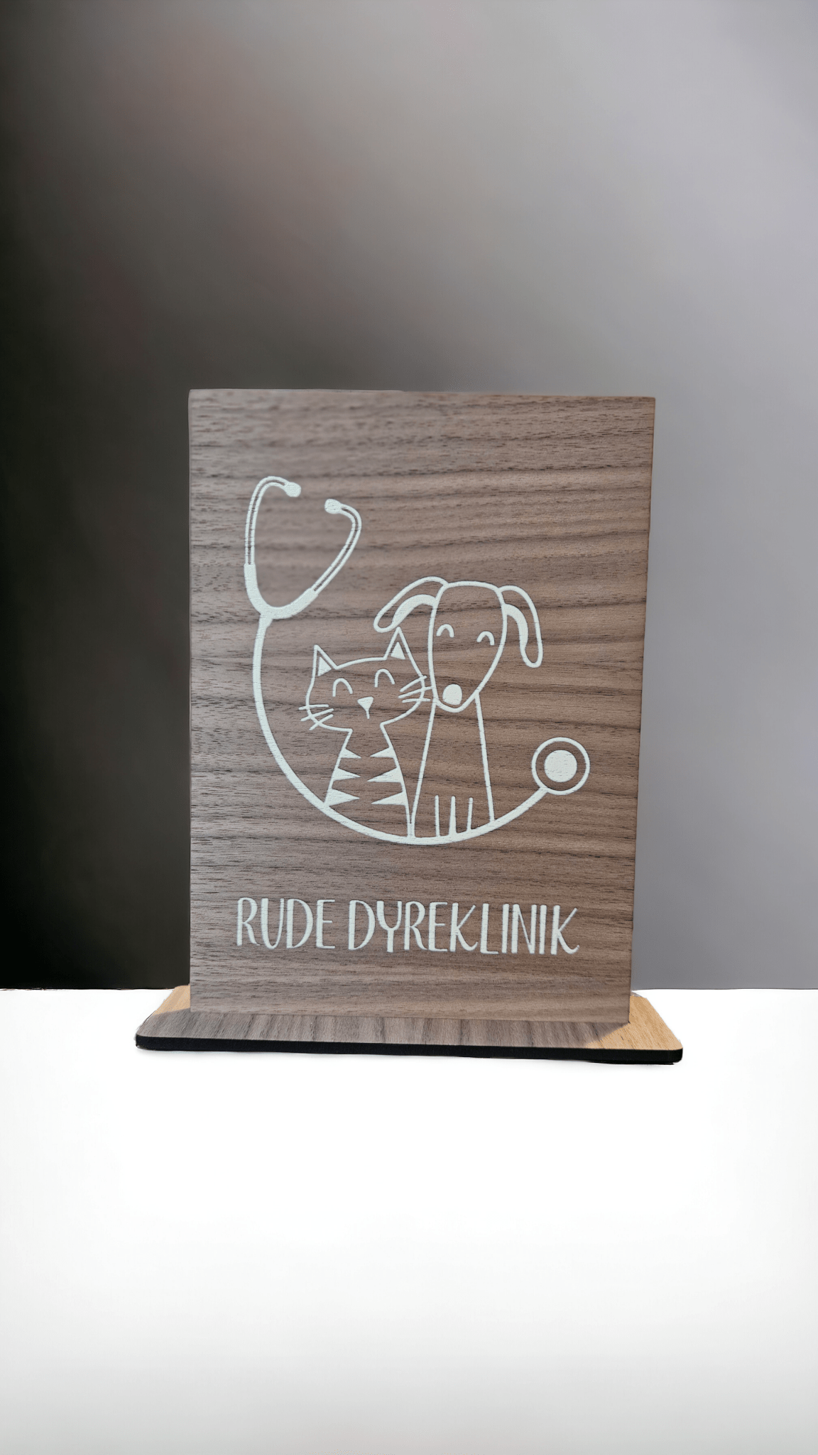 Firmaskilt - lille - Renata's Wood Work