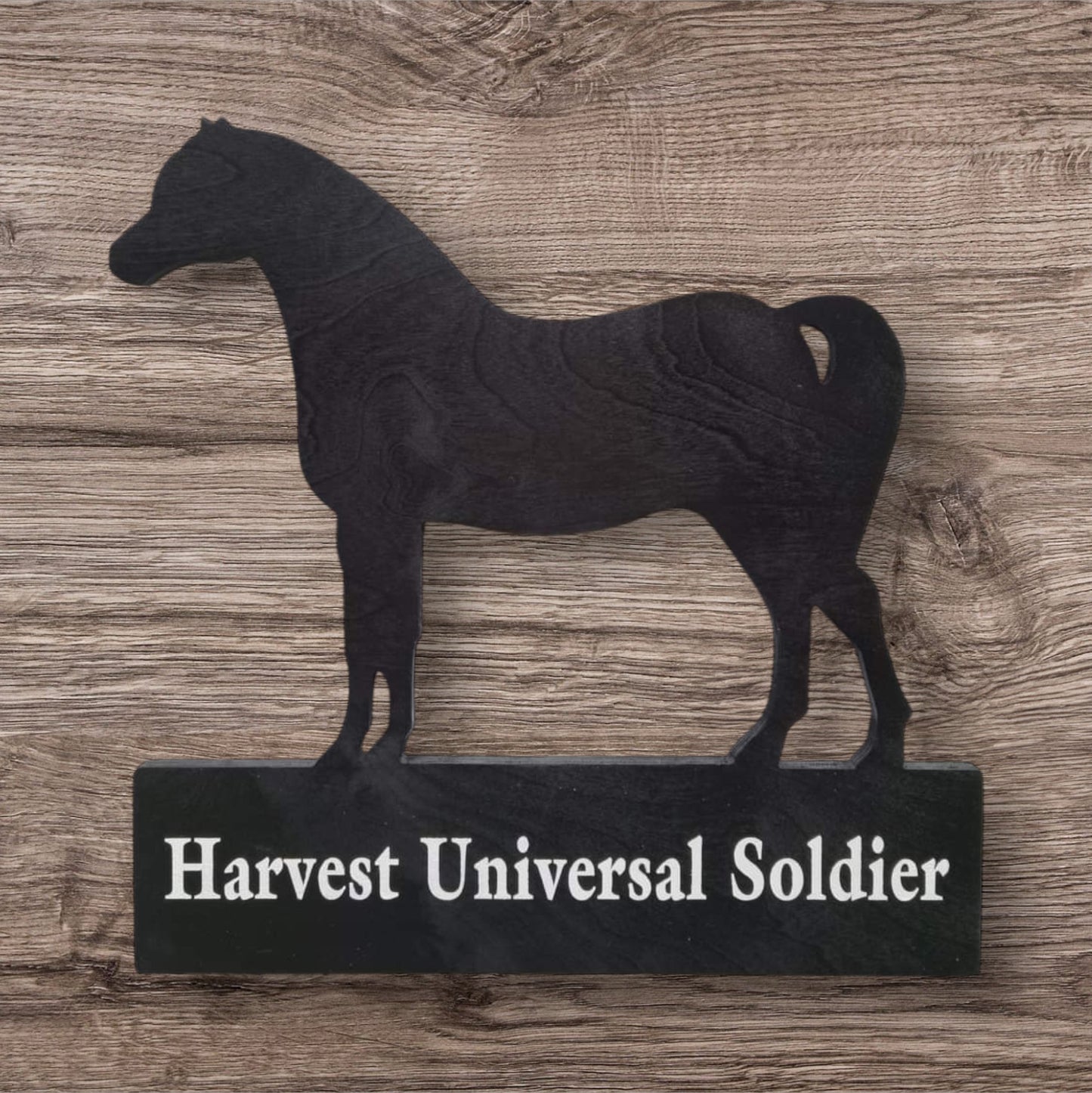 Hesteboksskilt - Renata's Wood Work