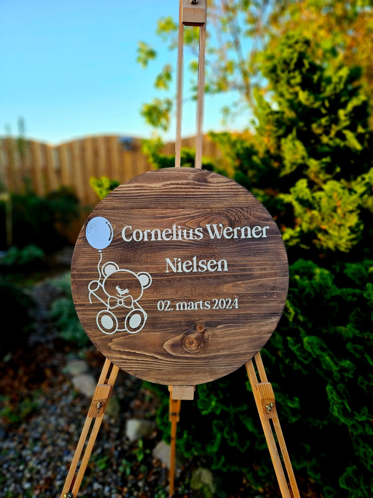 Navneskilte i træ - Renata's Wood Work