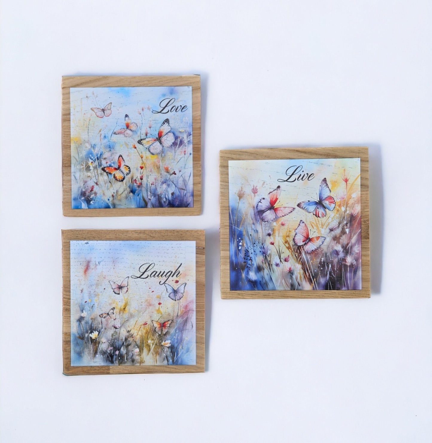 Skilte - Sommerfugle - Renata's Wood Work