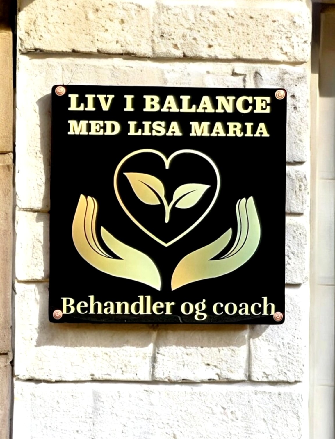 Virksomhedsskilt * Logo akryl - Renata's Wood Work