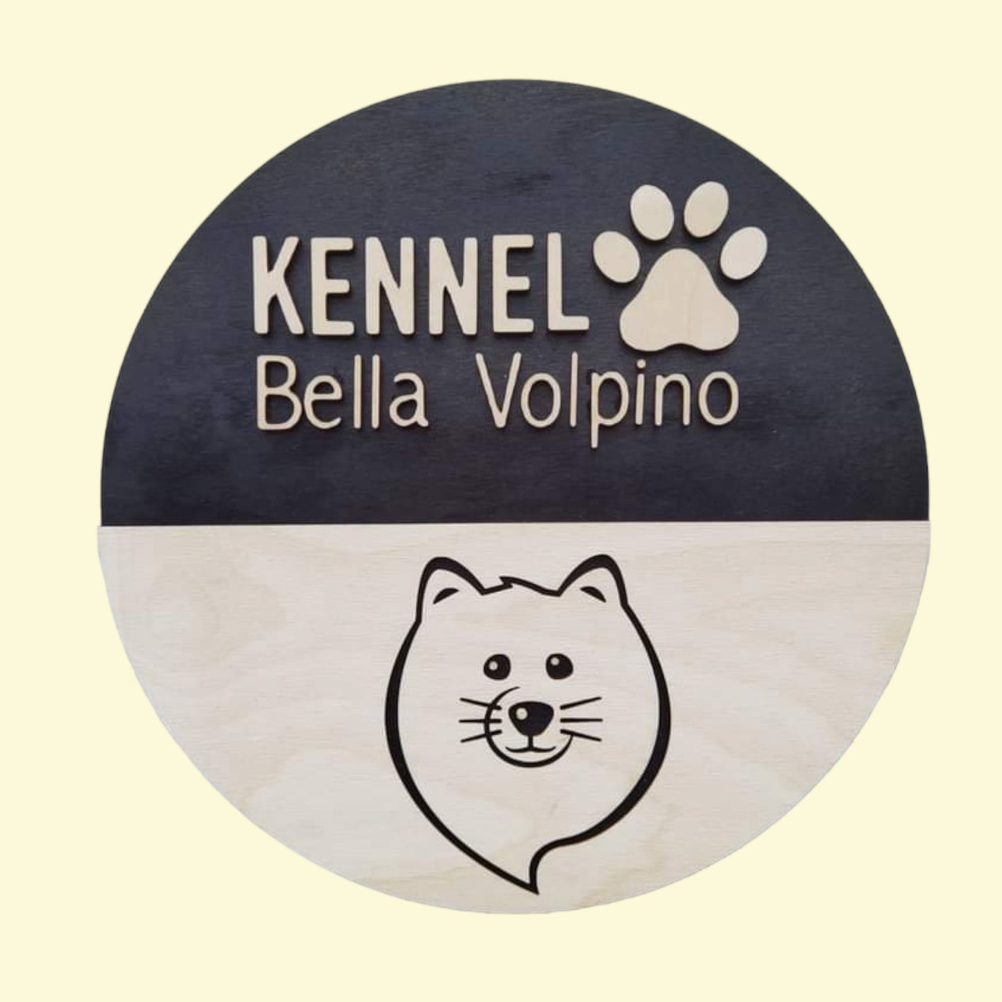 3D Kennel skilt - Renata's Wood Work