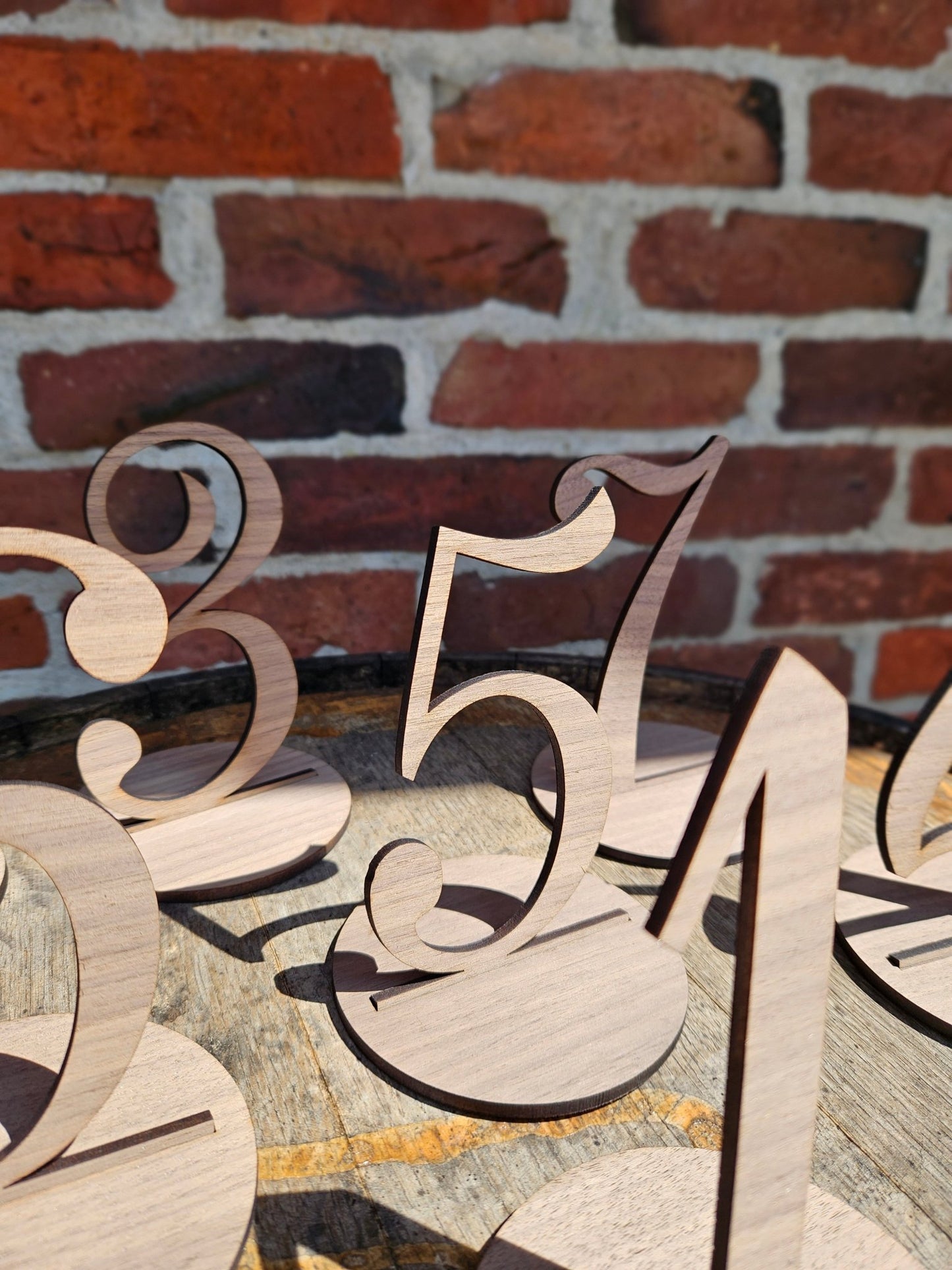 Bordnummer - Renata's Wood Work