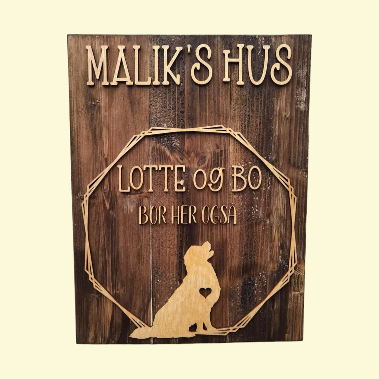 Hunde-hus ejer skit - Renata's Wood Work