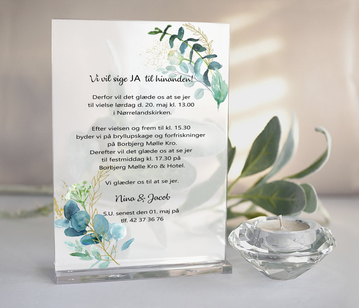 Invitation *Eukalyptus - Renata's Wood Work