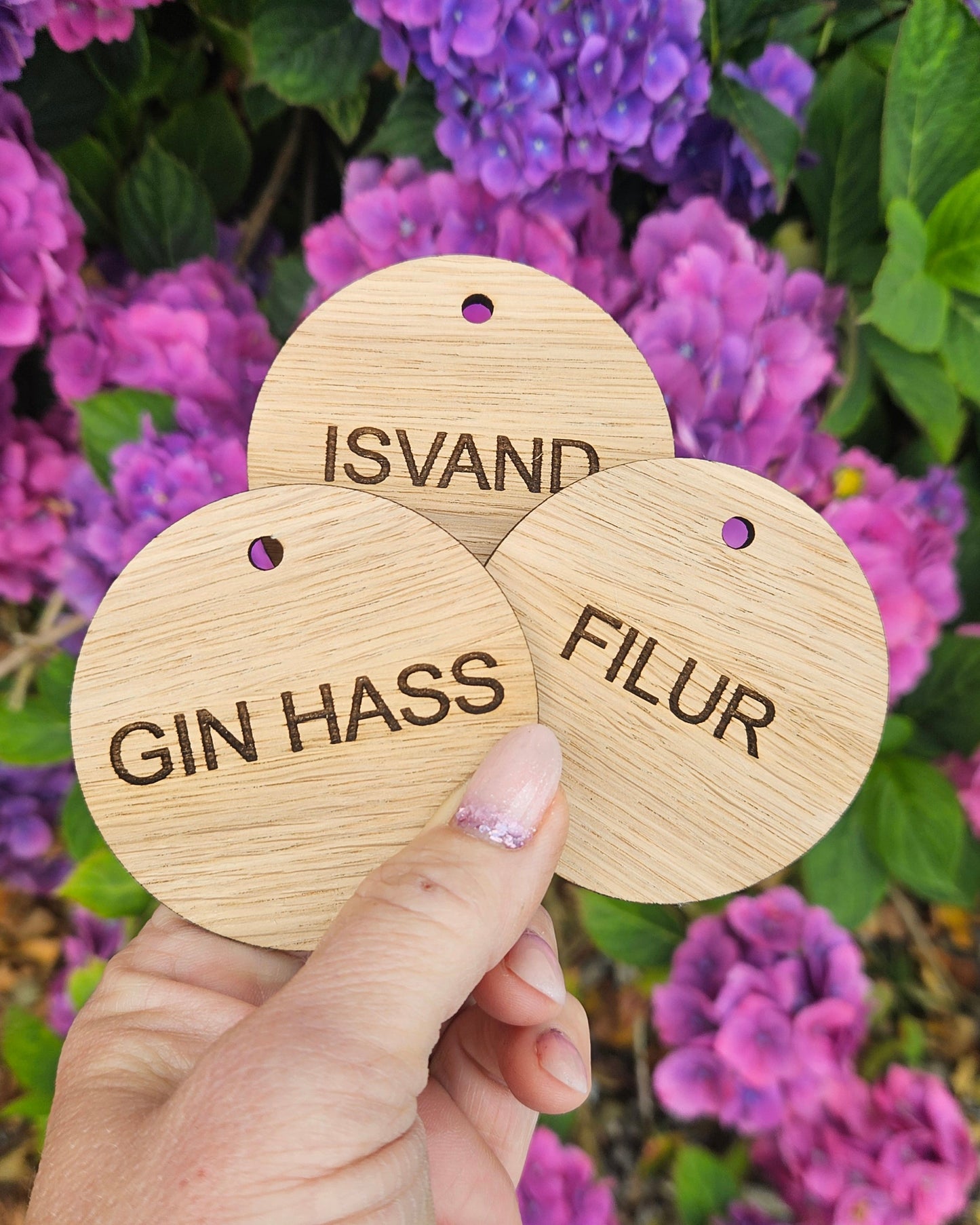 Skilte til drinksdispenser