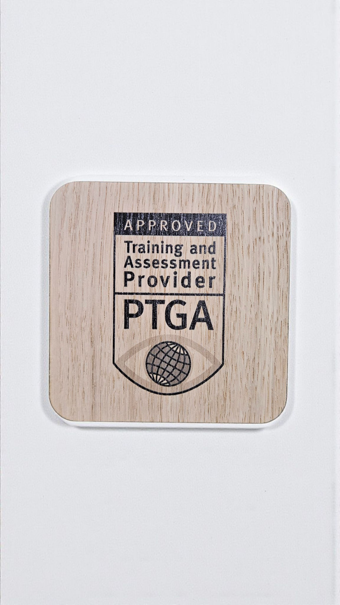 Lille skilt med QR-kode