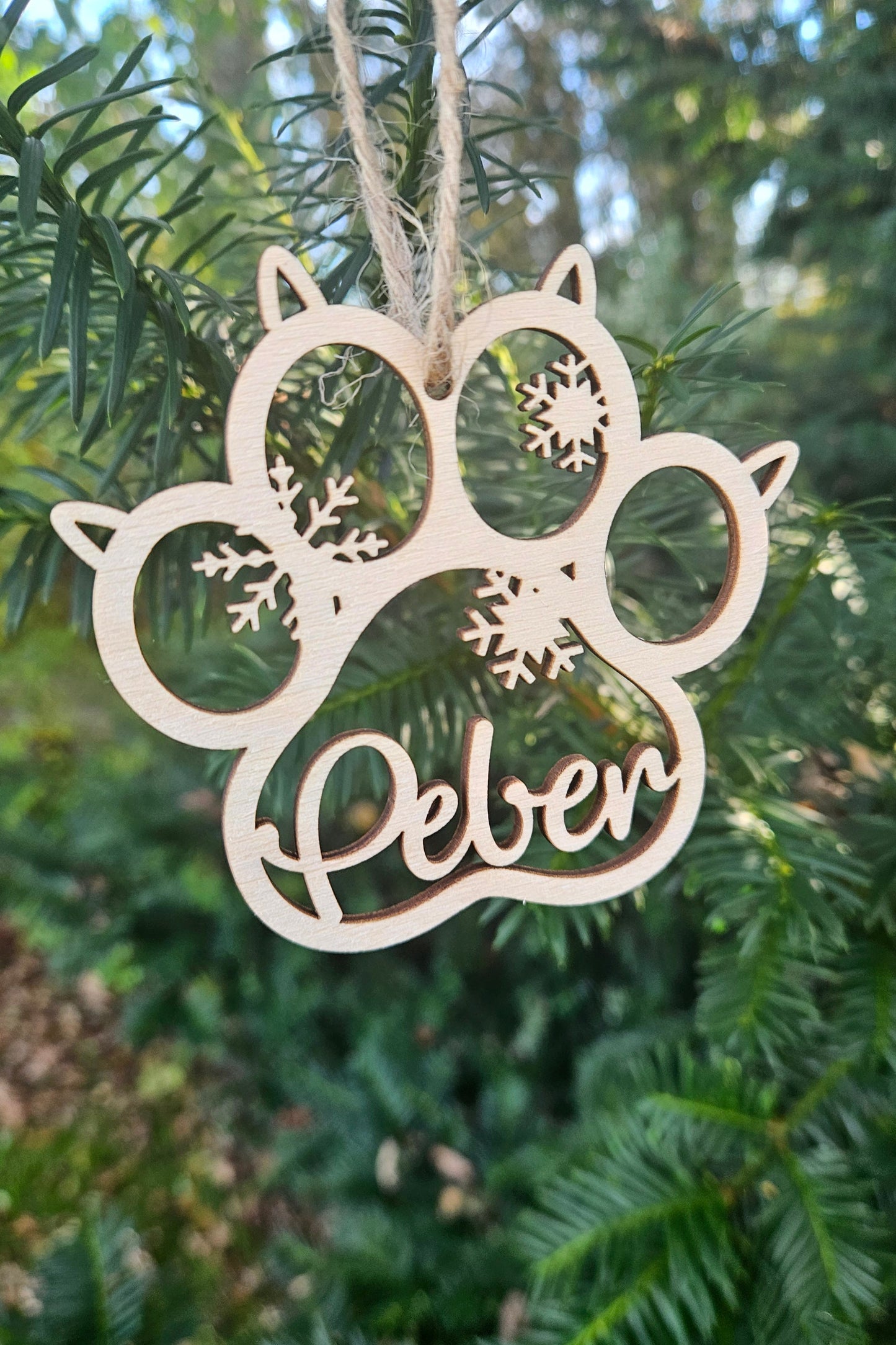 Kattepoter - med snefnug