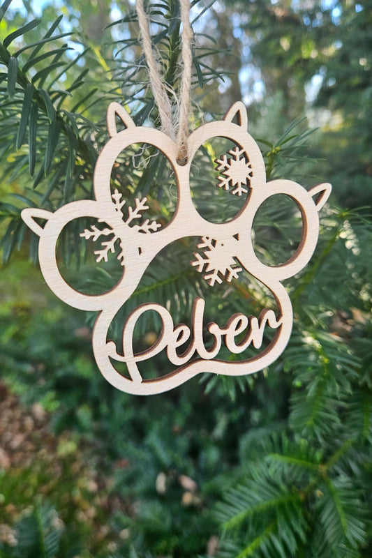 Kattepoter - med snefnug