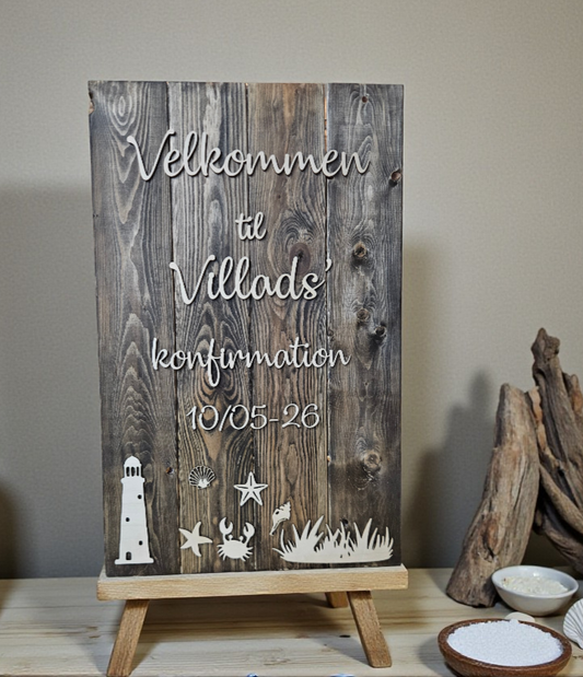 Velkomstskilt * Maritimt tema