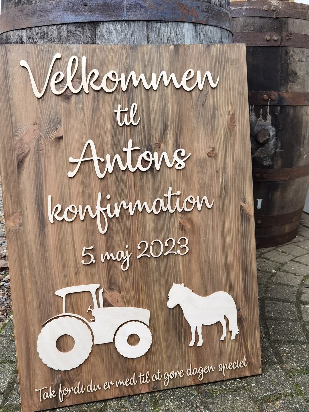 Velkomstskilt * landbrug & maskiner