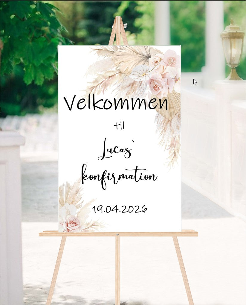 Velkomstskilt * Boho