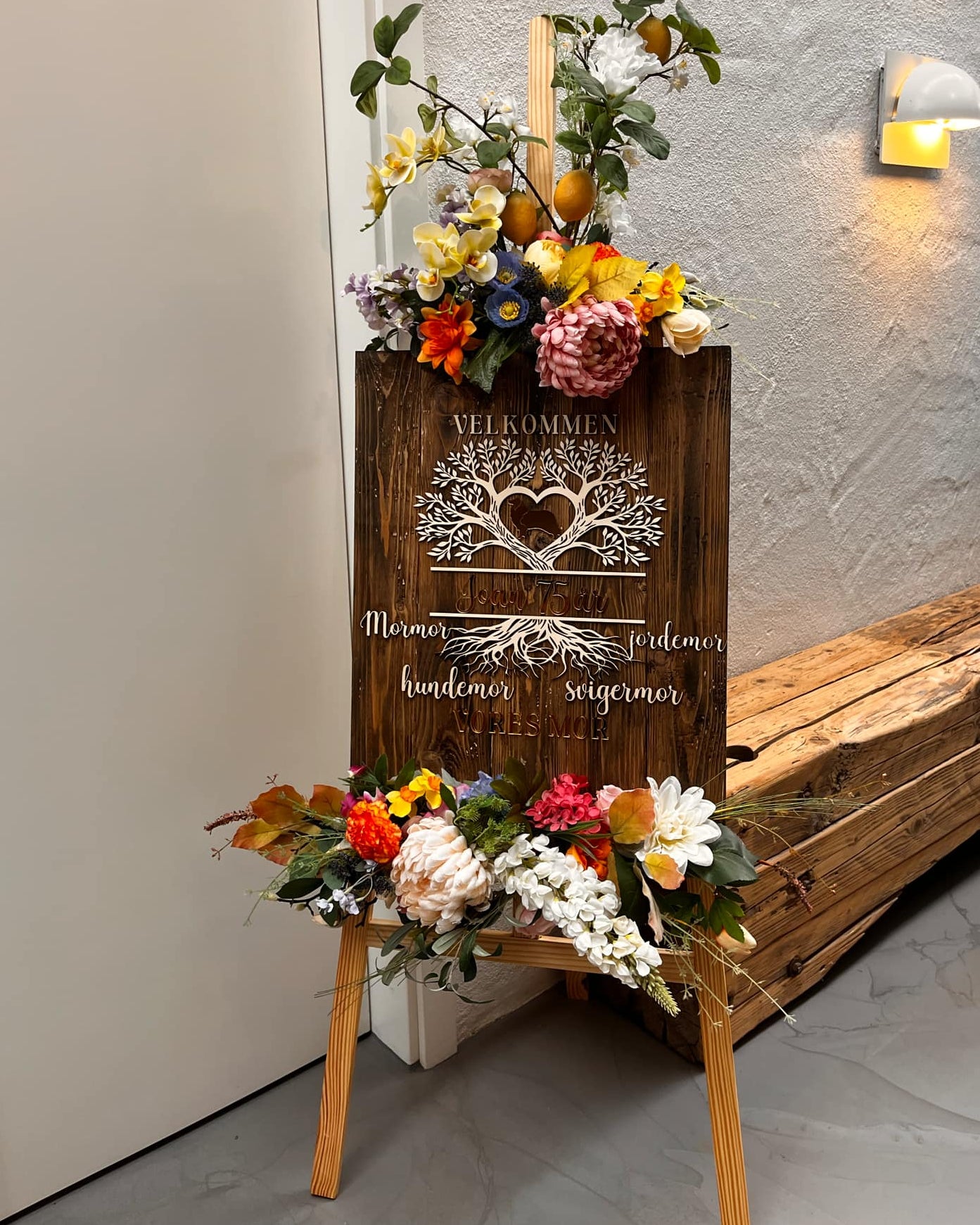 Velkomstskilt *Livets træ