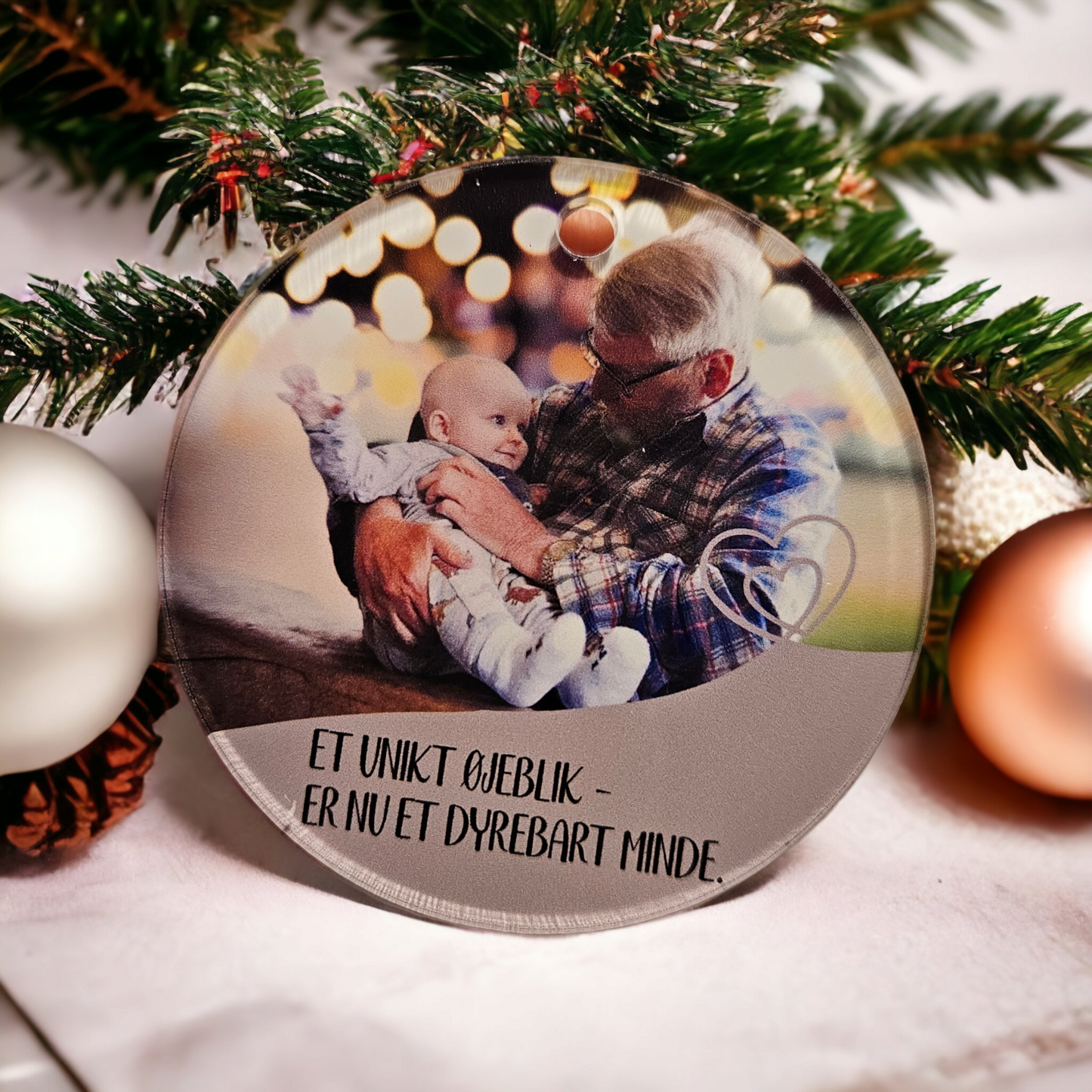Ornament med personligt billede
