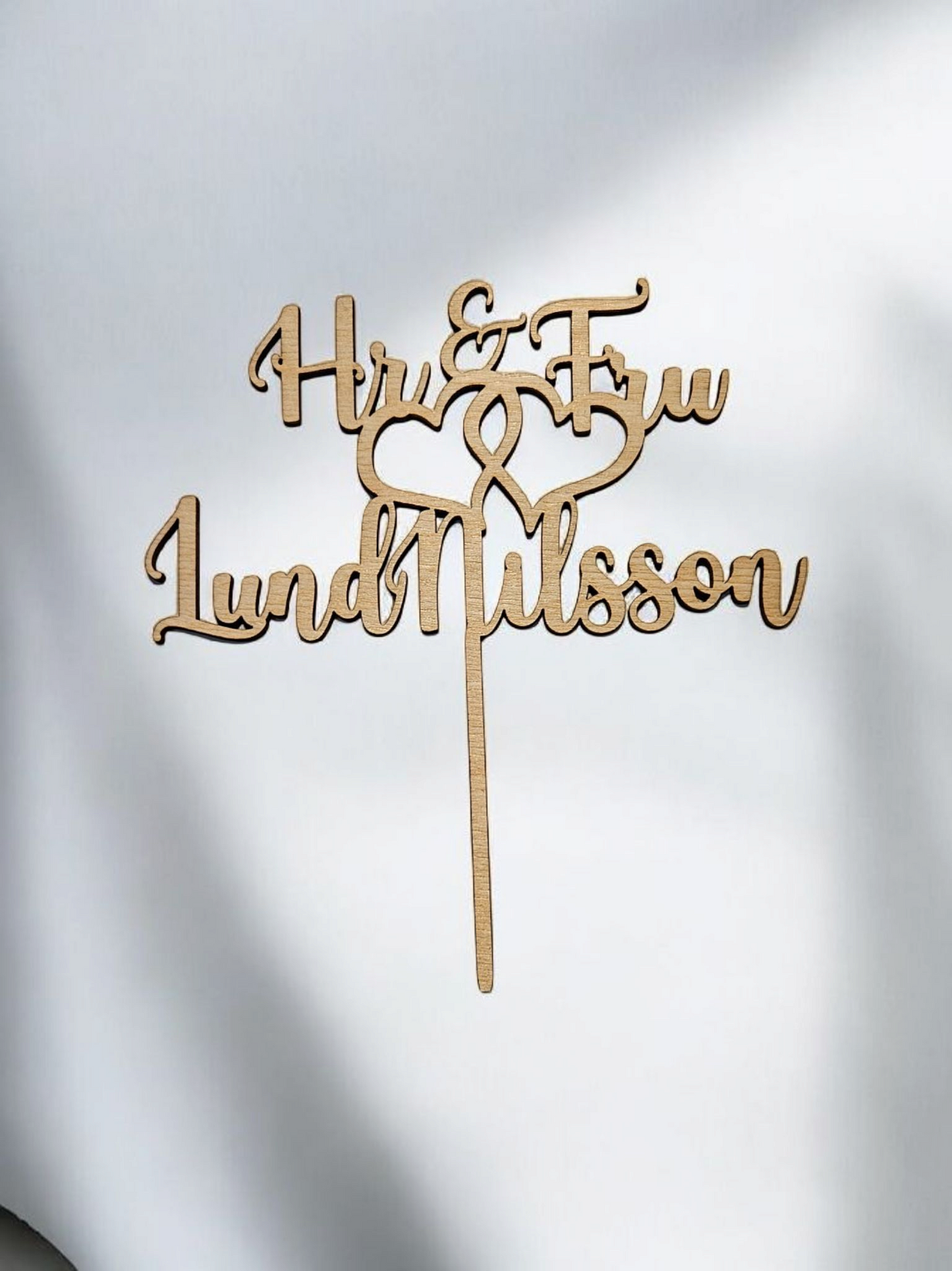 Caketopper - specialbestilling