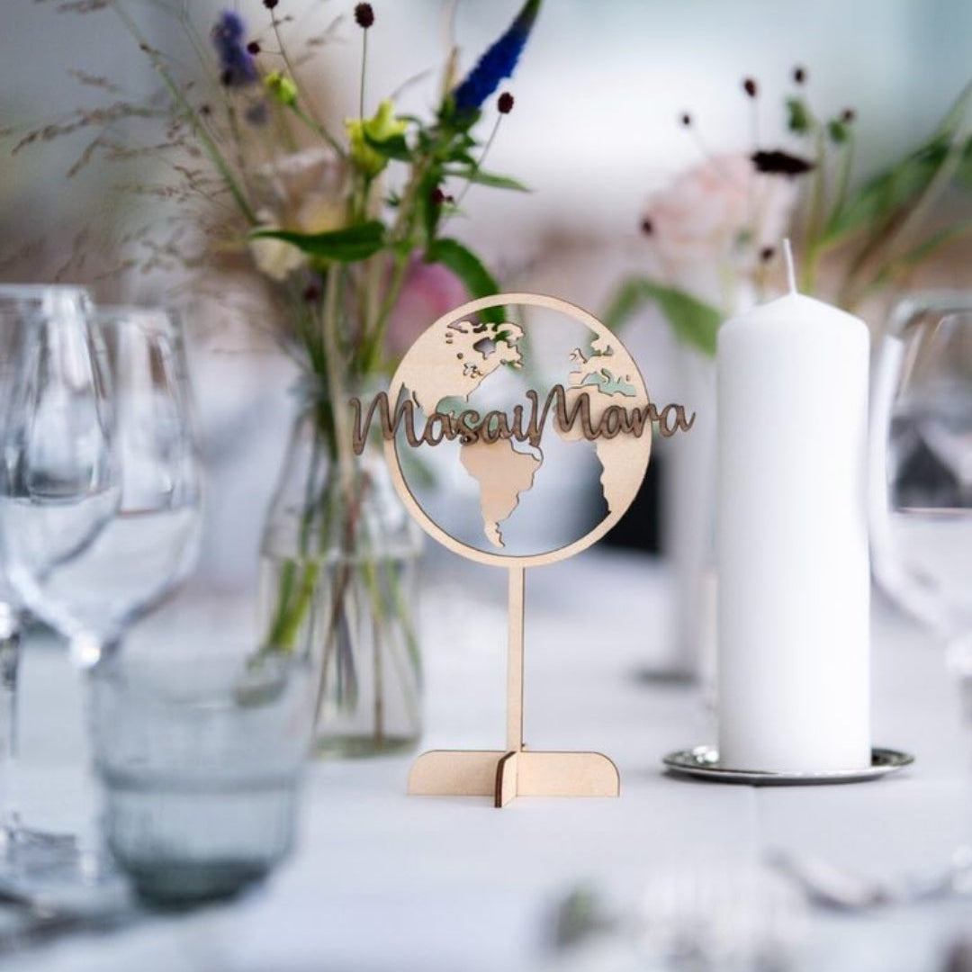 Bordnummer - rejsetema