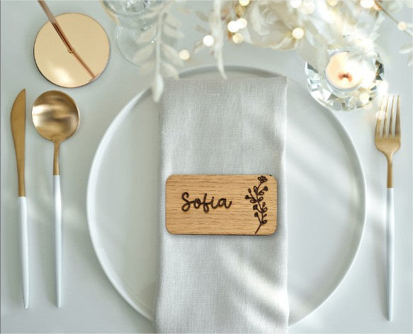 Bordkort - vilde blomster