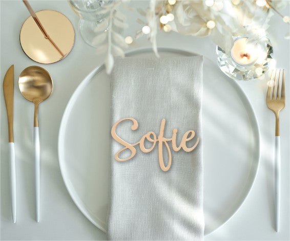 Bordkort i pastelakryl