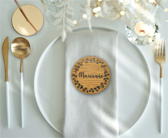 Bordkort - rundt eukalyptus