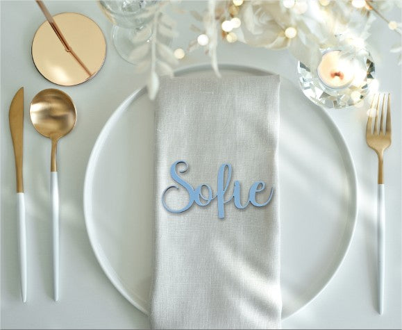 Bordkort i pastelakryl