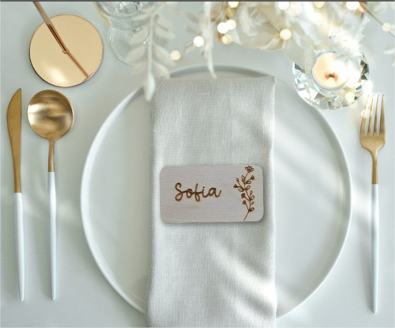 Bordkort - vilde blomster