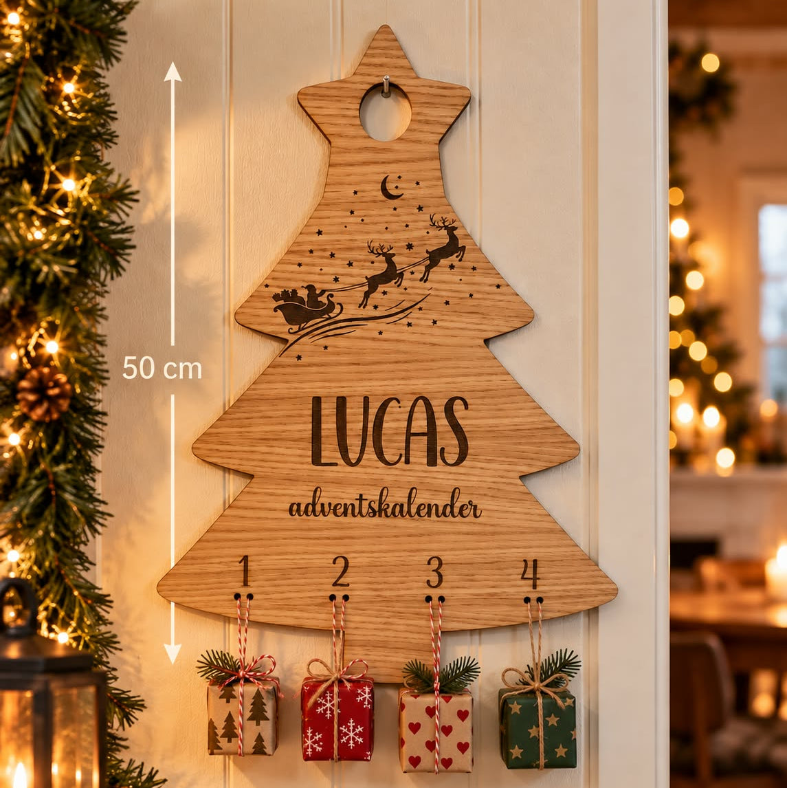 Adventskalender med navn